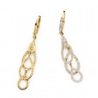 0.60 Cts. 14K Yellow Gold Diamond Drop Earrings